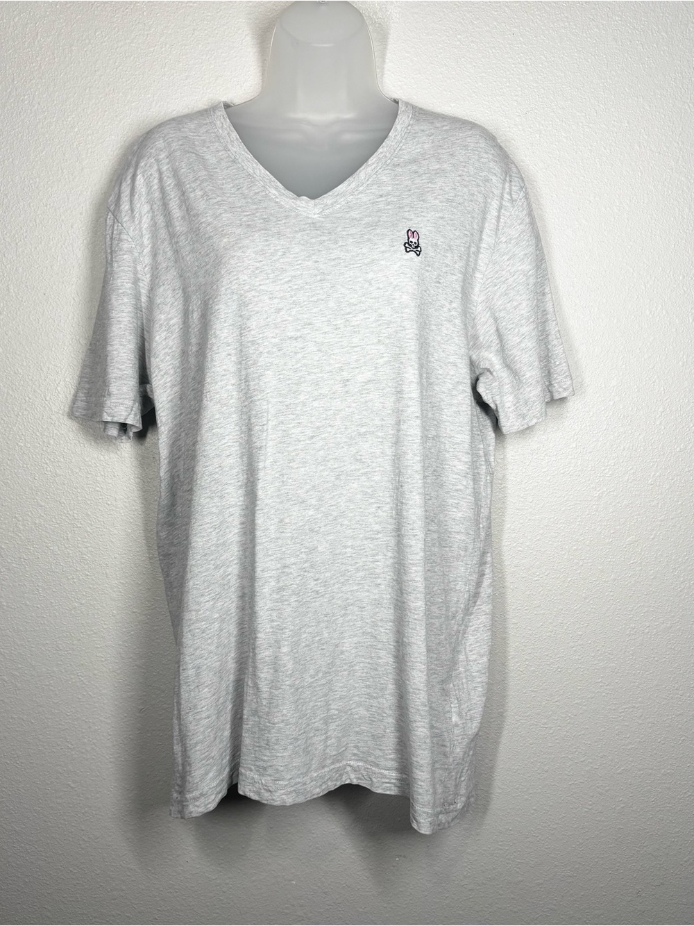 Psycho Bunny Grey Short Sleeve Shirt Men’s Size 6/Lg